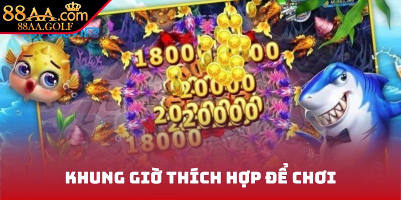 Khung giờ thích hợp để chơi